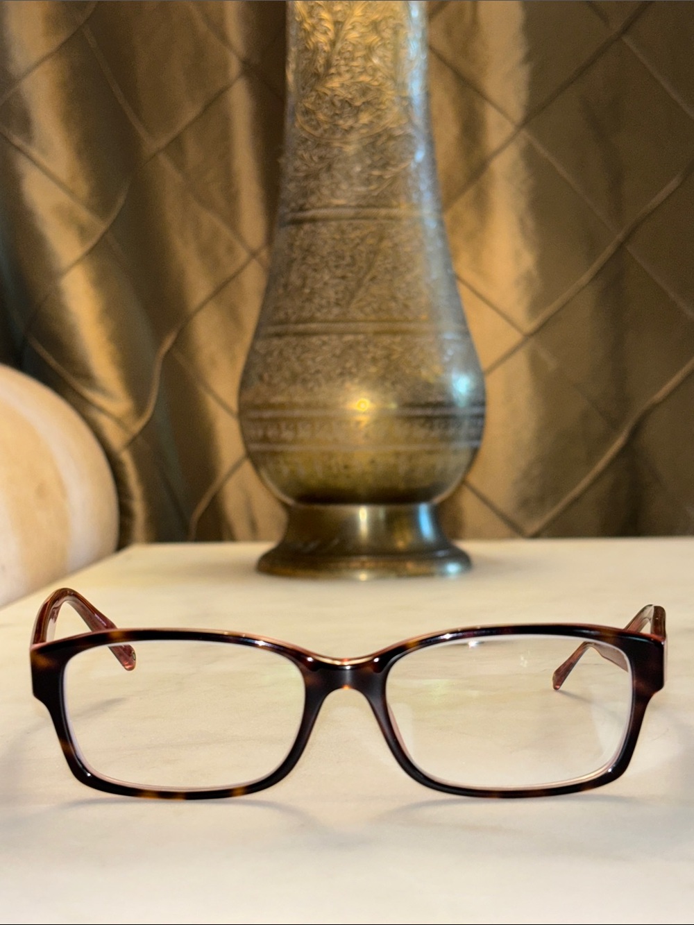 COACH 6040 BROOKLYN 5115 Tortoise Pink 52 16 135 Prescription Glasses Coach Logo
